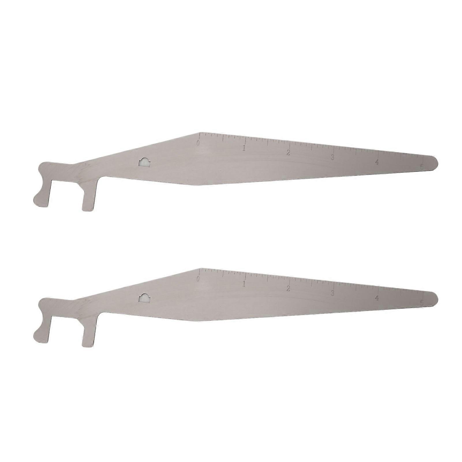 2 יחידות כלי מוט פריי נירוסטה ערכת כלי אש ניידת רב תכליתית לתחזוקת תיקונים