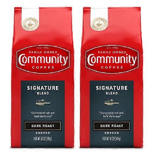 Community Coffee Dark Roast Signature Blend Ground Coffee 2 Pack
