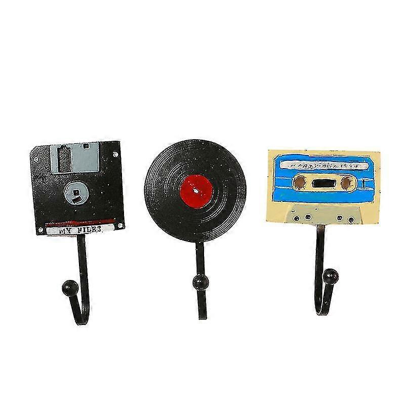 3pcs Storage Hooks, Wall Mounted Coat Rack