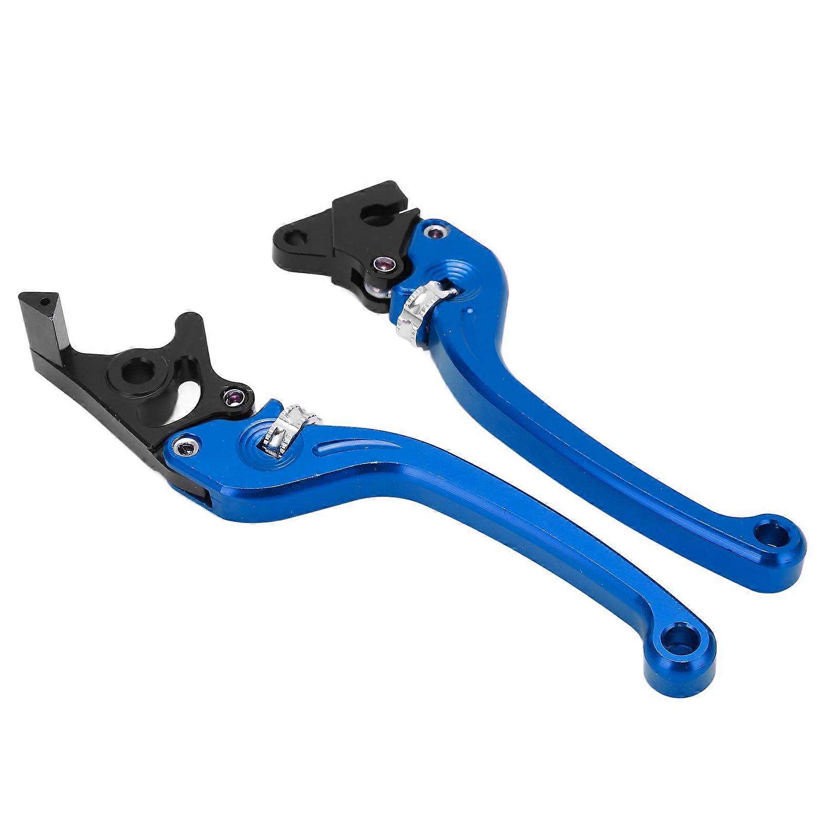 Brake Clutch Levers Handle High Sensitivity CNC Aluminium Alloy Universal Accessories for MotorcycleBlue E2U814