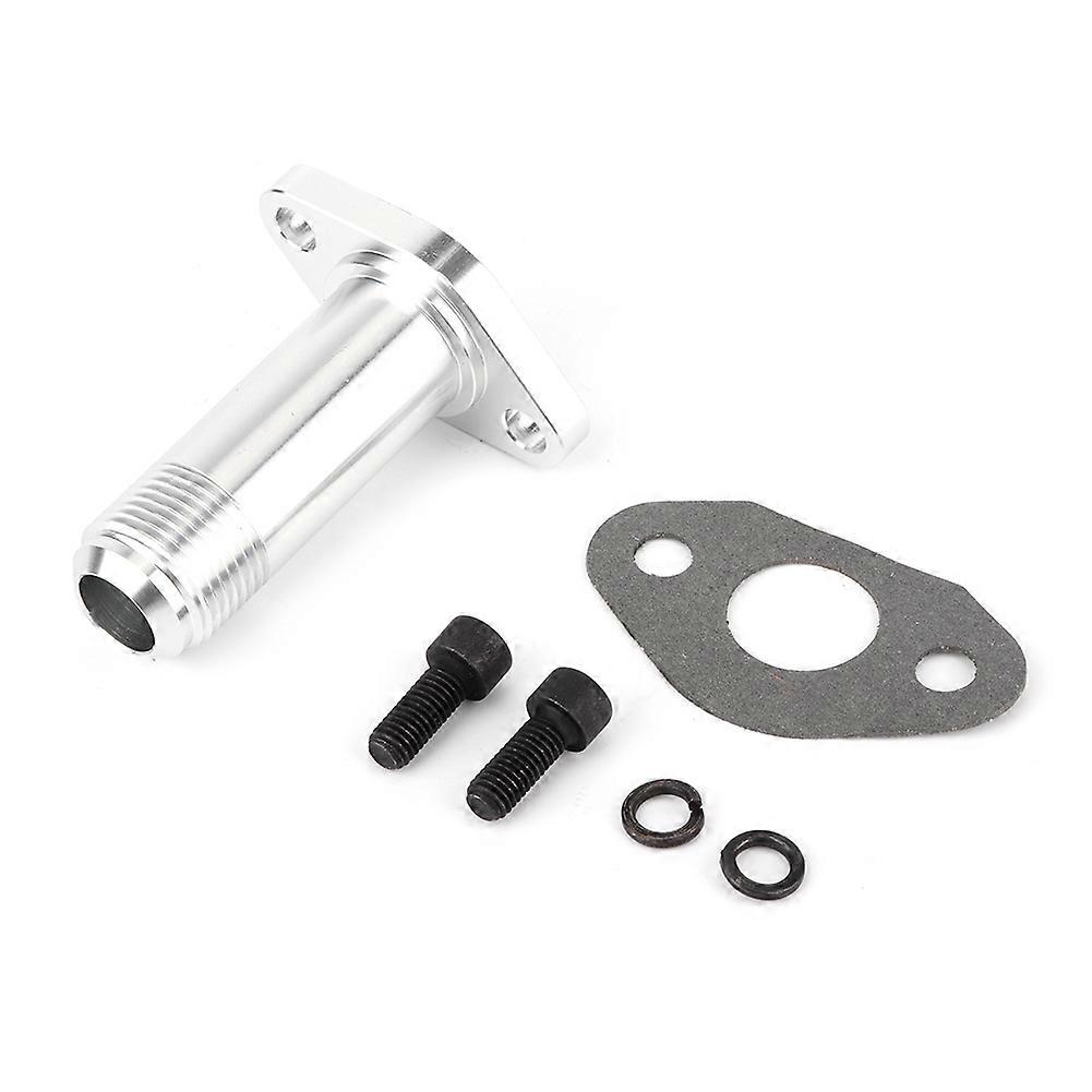 2in 52mm 12AN Extended Turbo Drain Flansch Adapter für T3/T4 Large Frame Turbolader