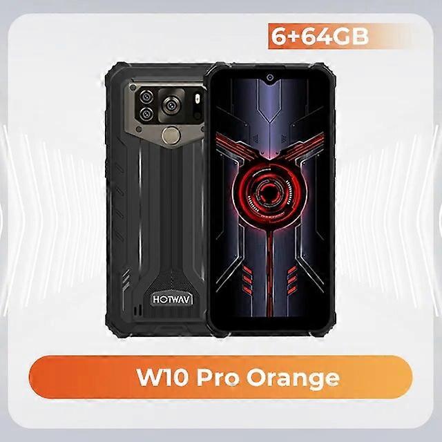 W10 Pro Smartphone Robuste Ip68 Étanche Android 12 Téléphone Portable 6 Go + 64 Go 6.53 « Hd 20mp Caméra Arrière 15000mah Téléphone Portable