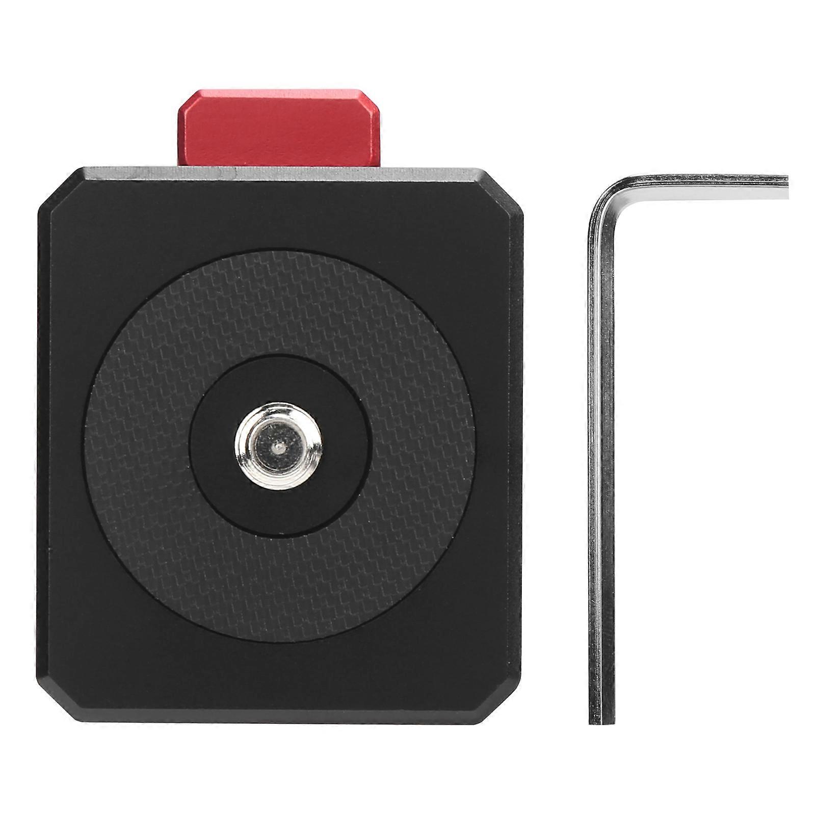 Camera Tripod Mount Adapter Quick Release Plate With 1/4in Screw For Vmount Battery