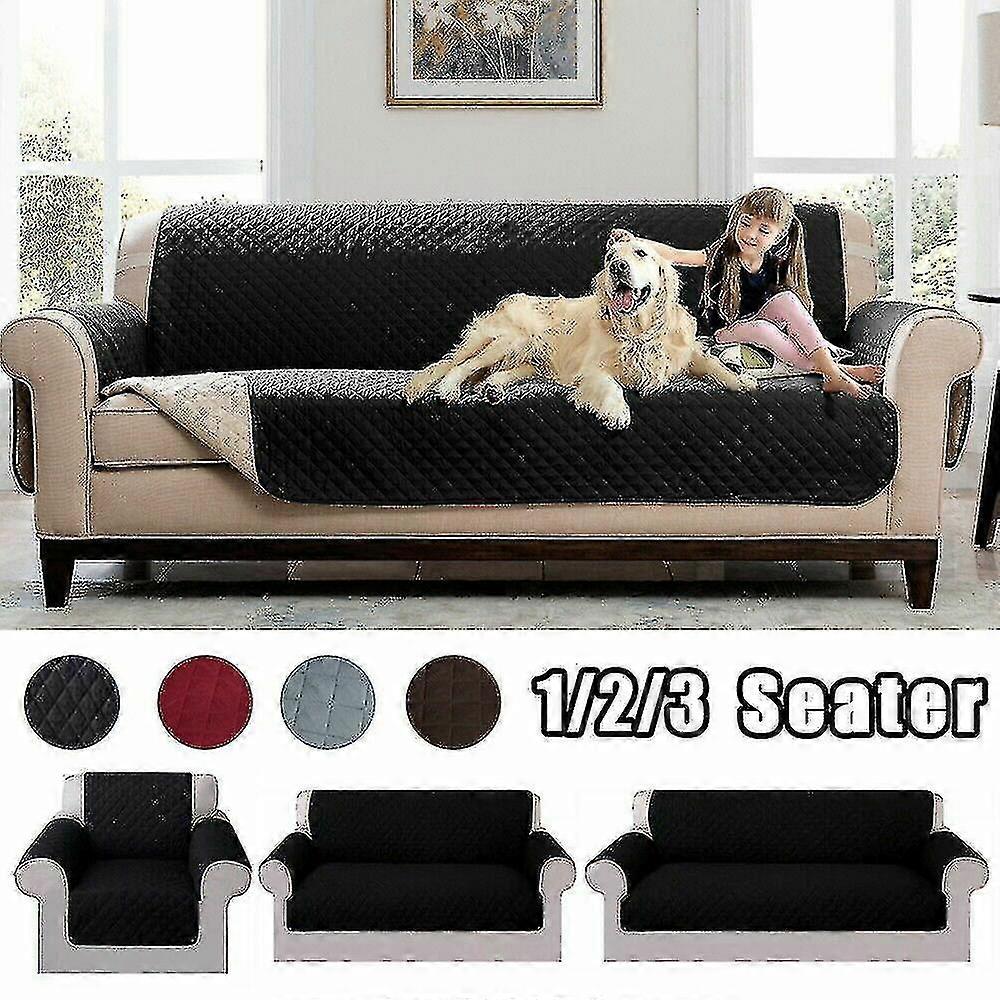 Reversible Sofa Throw Quilted Sofa Covers Anti Slip Waterproof Dog Pet Protector