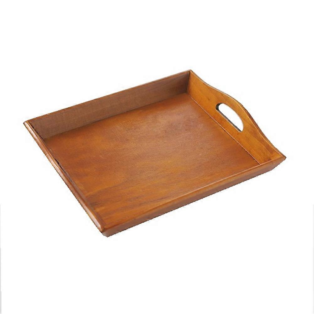 Palette en bois Plateau alimentaire Plateau à thé en bois Palette en bois avec poignée