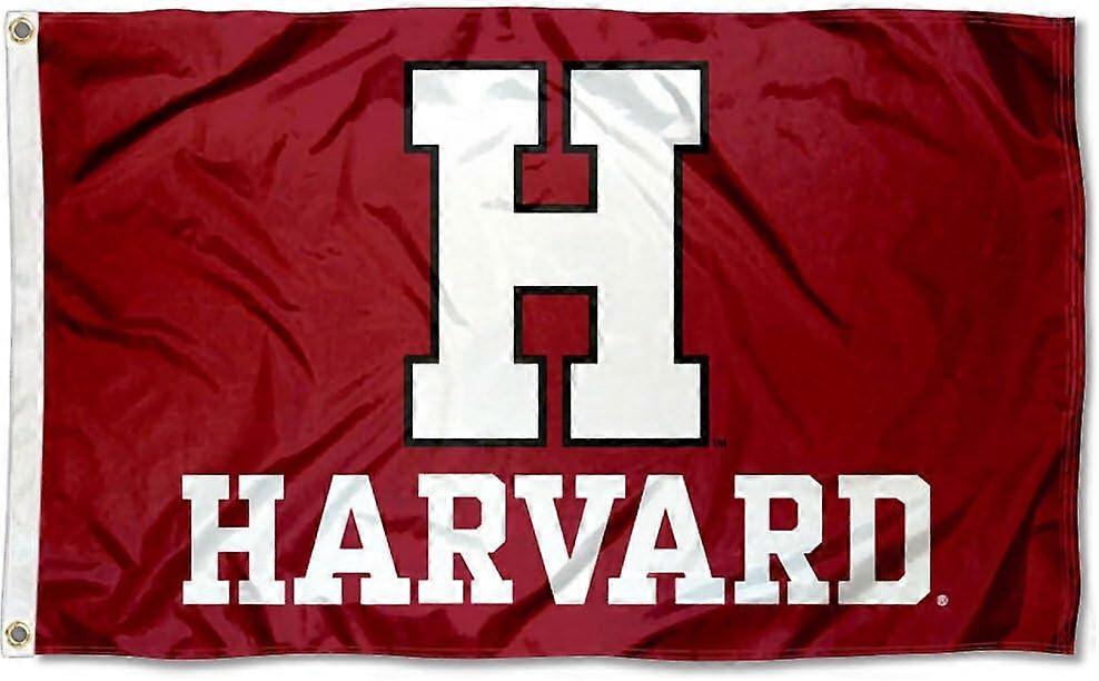 Harvard Crimson Athletic Logo Flag