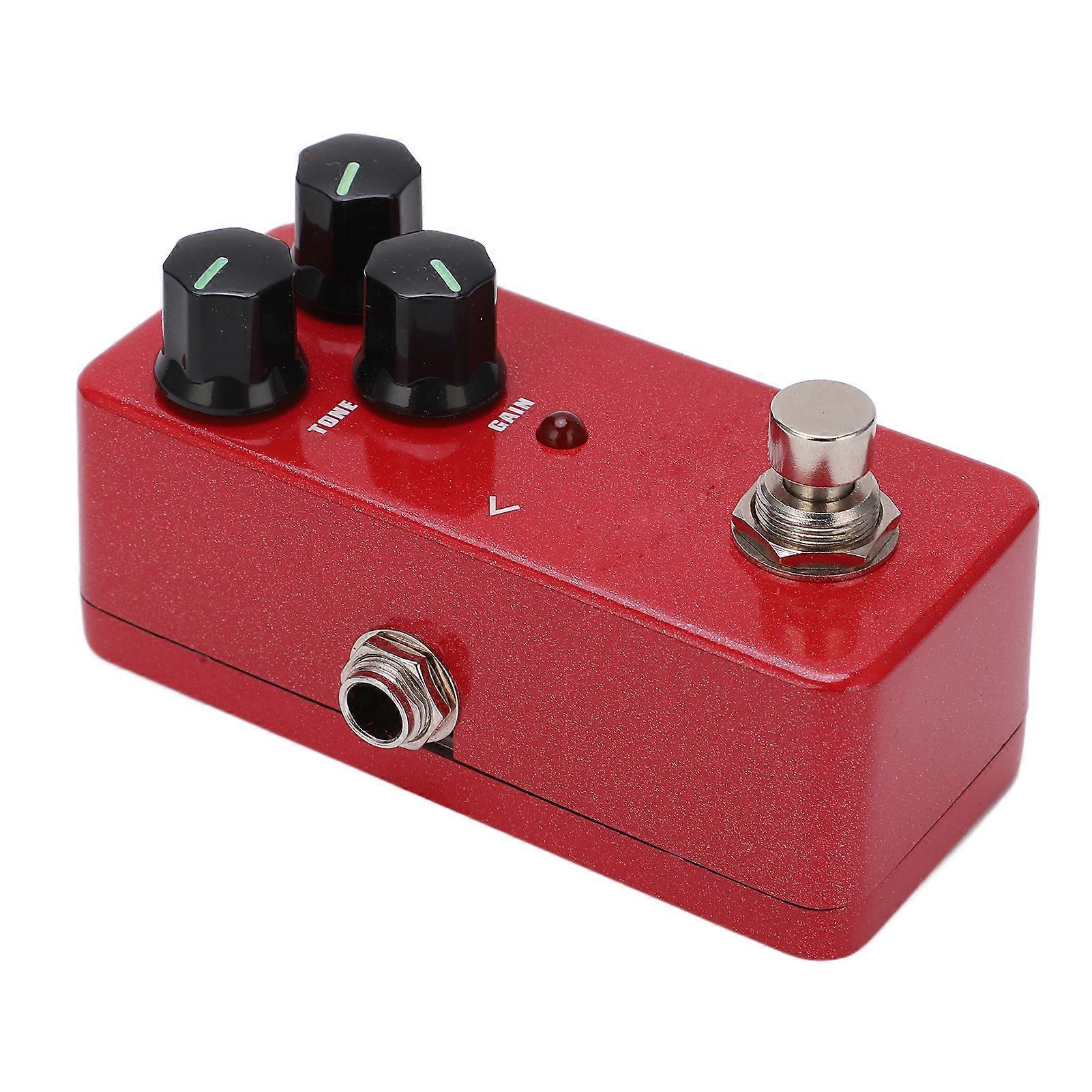 Distortion Pedal Red Mini Metal Distortions Bundle für E-Gitarre True Bypass