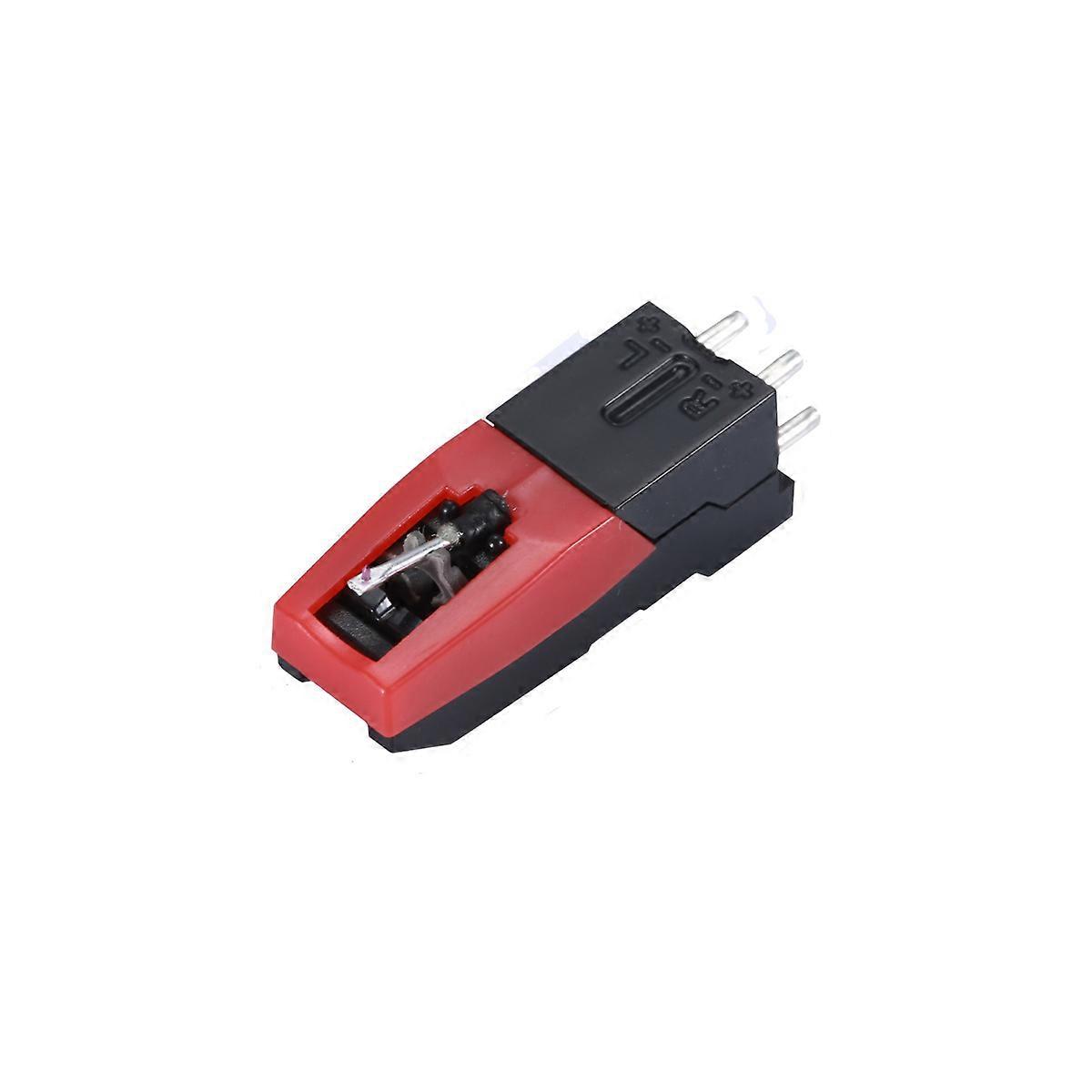 Turntable Phono Cartridge W/ Stylus Replacement For Vinyl Record Player, 1pcs, red+black YDW