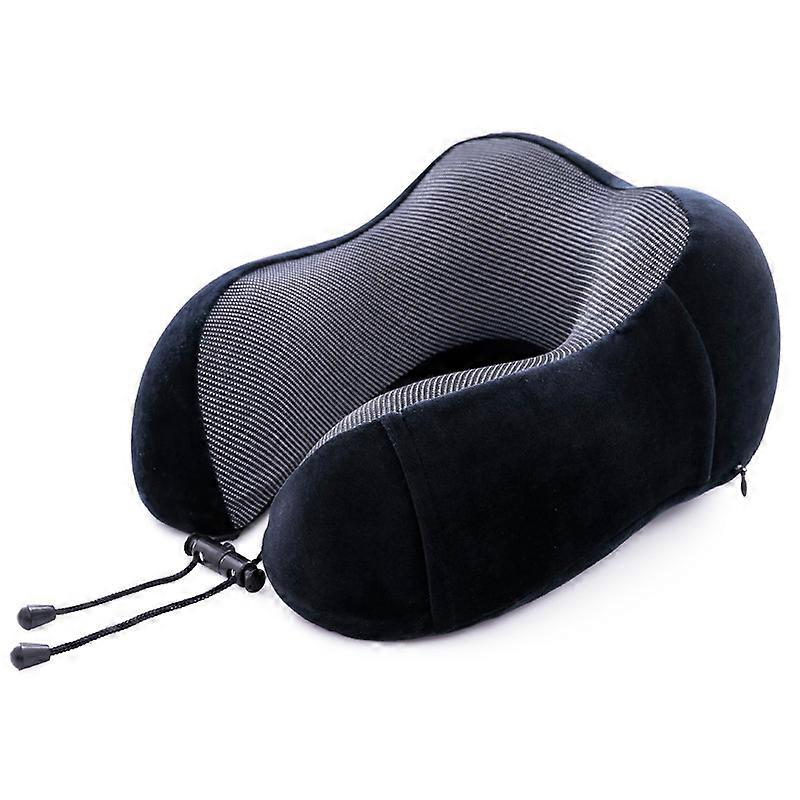 U Shaped Memory Foam Neck Pillows Soft Slow Rebound Travel Pillow Solid Neck Bedding