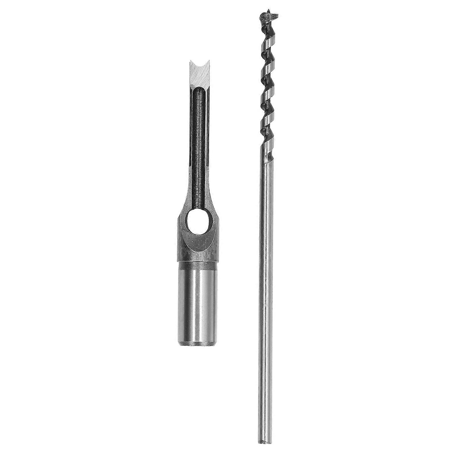 Square Hole Mortiser Drill Bit Alloy Steel Adjustable Mortising Chisel Woodworking Power Tool9.5mm