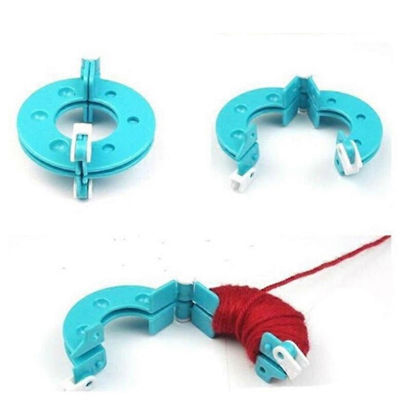 1Set 4 Sizes Pompom Maker Fluff Ball Weaver Needle Craft Knitting Loom Wool Tool DIY Needle Craft Pom Maker Fluff Ball Weaver