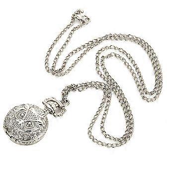 Mode Männer Frauen Vintage Quarz Taschenuhr Unisex Pullover Kette Uhren Halskette Eule Anhänger Uhr Geschenke