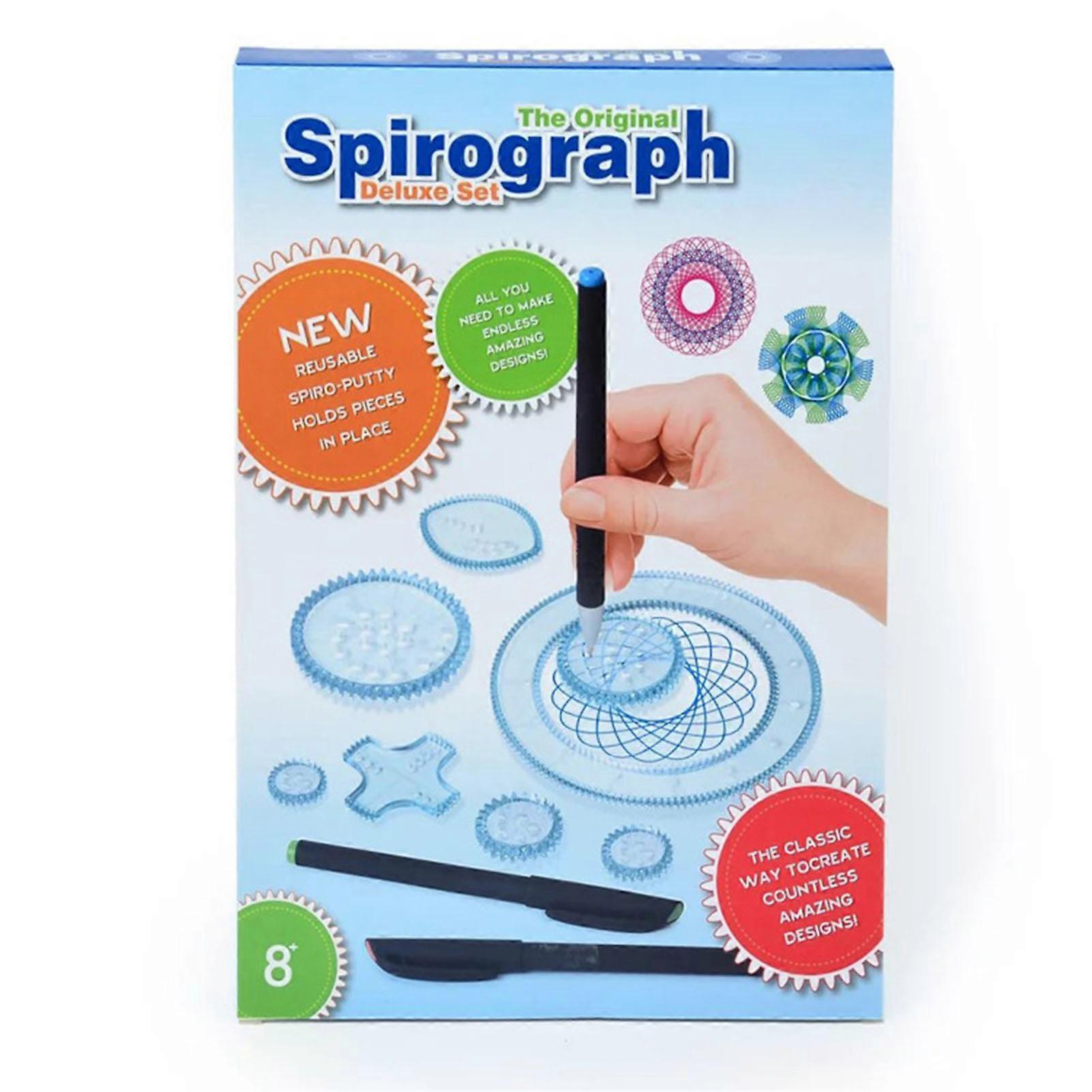 Geometric Spirals Flower Drawing Ruler Set Universal Draw Art Design Ruler for Children Boys Girls