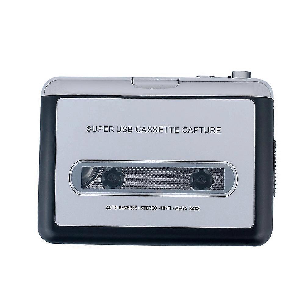 USB Cassette Player Portable Tape Convert Player Tape to MP3/CD Format Capture MP3 Audio Music Via USB
