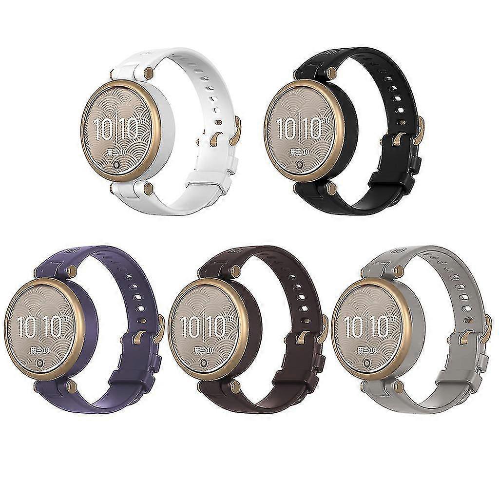 Strap Silicone Bracelet For -garmin Lily Smart Watch Replacement Wristband Black