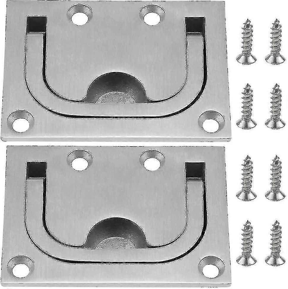 2 Pack Boot Flush Hatch Edelstahl Marine Griff Boot Einbauluke