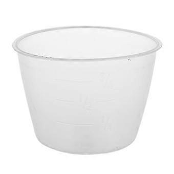 4x plast 120ml elektrisk spis ris mätkopp 2st klar vit