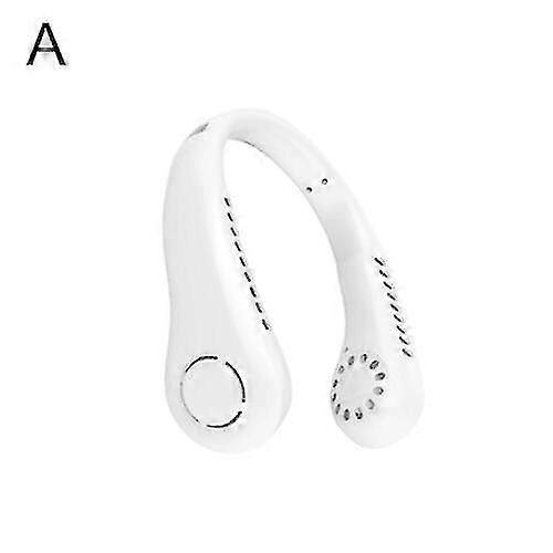 Sl Chang عالية الجودة جديدة المحمولة الرقبة مروحة حر اليدين بلا أوراق الرقبة لا بد منه للخروج في الصيف USB قابلة لإعادة الشحن