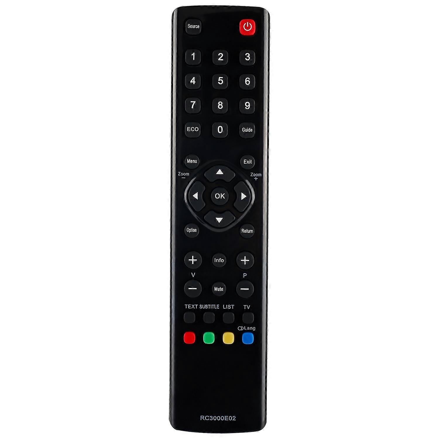Remote Control RC3000E02 Use for TCL THOMSON LED LCD Smart TV Controller Replacement