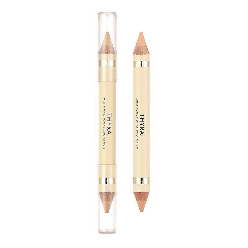 Multi Effect Double Ended Brightening Concealer Pen Long Lasting Lying Silkworm Pen