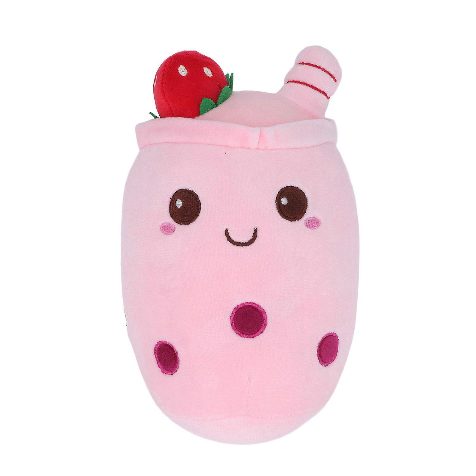 Ice Cream Plush Toy Cute Cartoon Soft Hugging Pillow Ice Cream Stuffed Toy for Children Adults Pink 24cm
