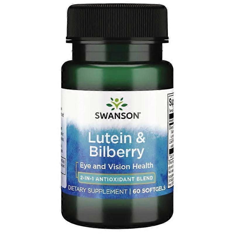 Swanson Lutein & Bilberry Softgels 60