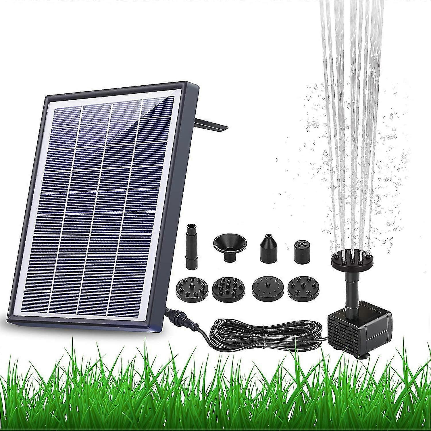 6w Solar Fountain Pump Built-in 1500mah