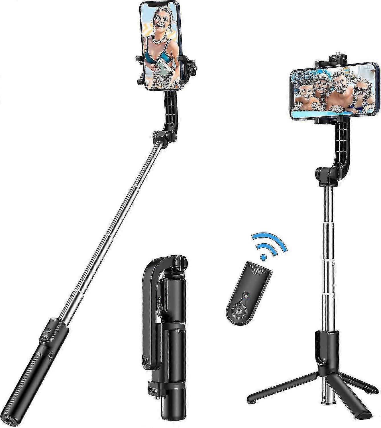 Yoozon Selfie Stick Phone Tripod, All In One Extendable Portable Iphone Tripod Selfie Stick With Wireless Remote, Compatible With Iphone 13 Pro Max/