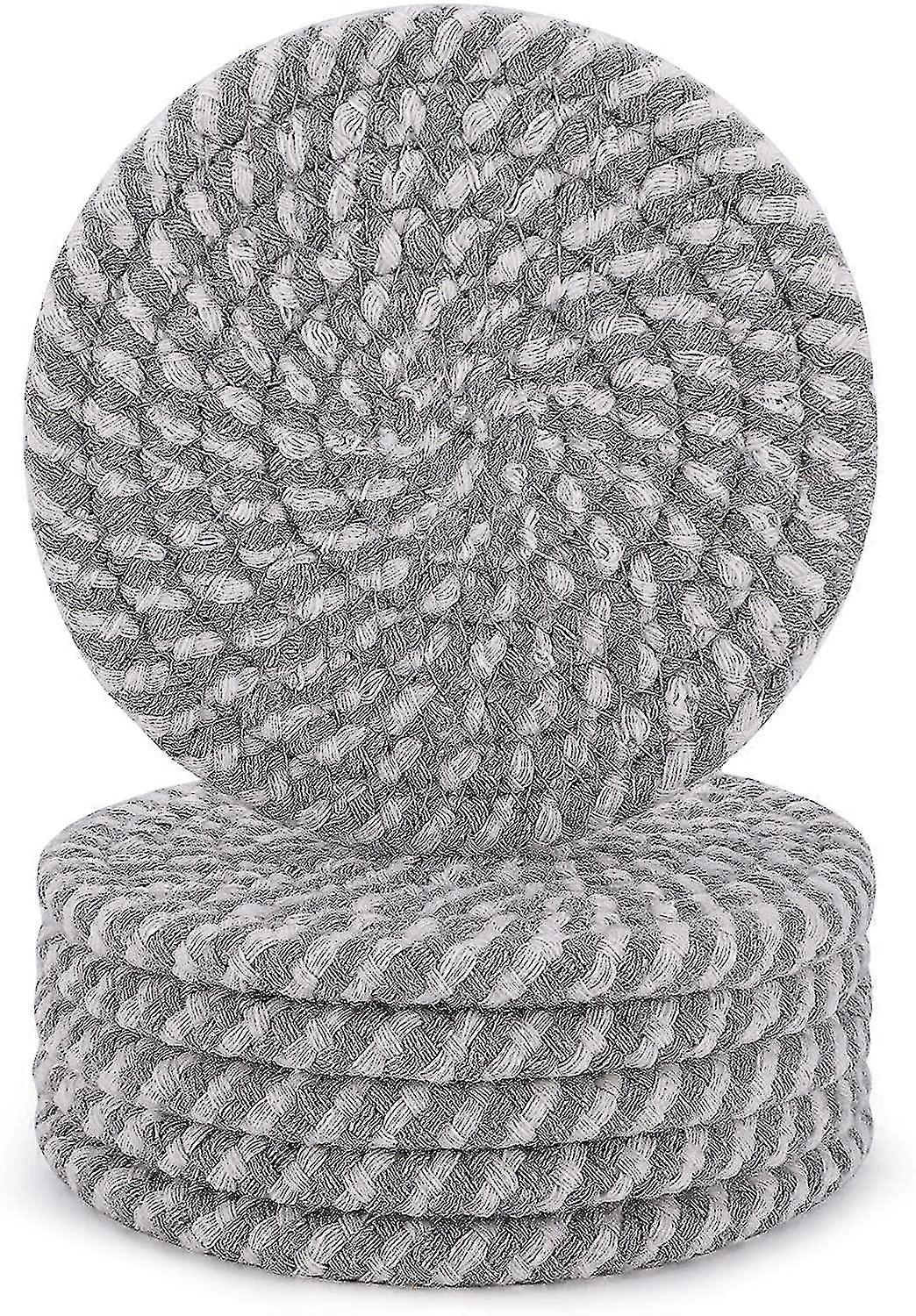 6pcs Coasters For Drinks , (4.3inch)