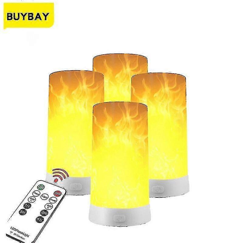 2026 NEW Fireplace Lights, Fire Flicker Night Light Usb Rechargeable Flame Table Lamp