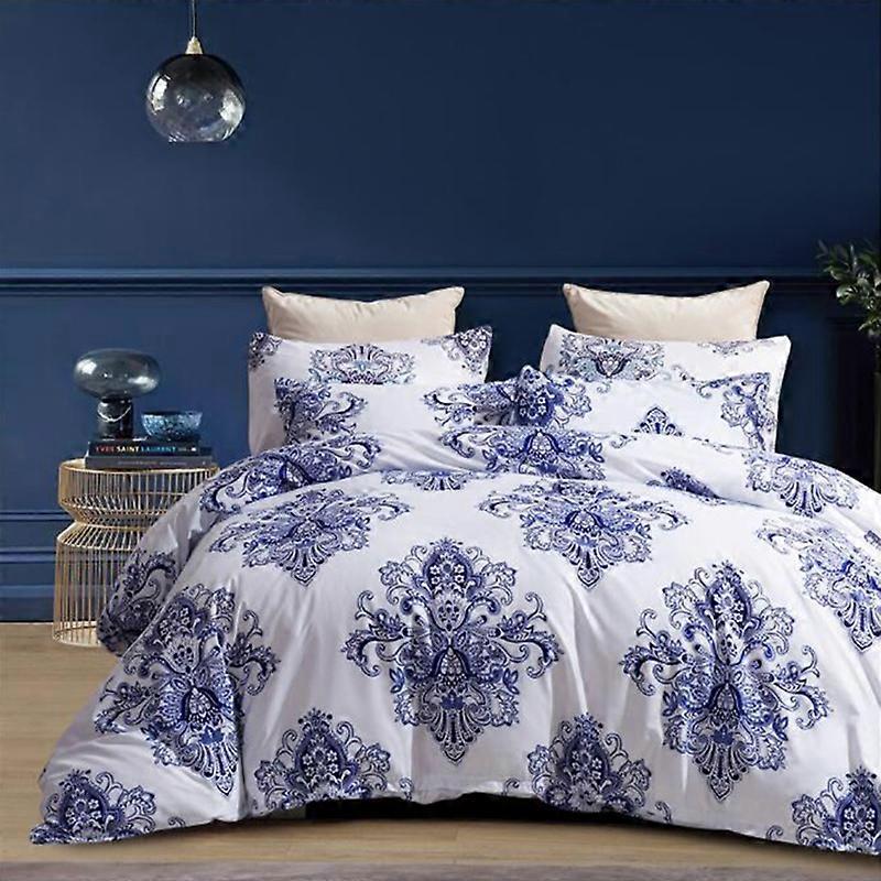 MIMIGO Printed quilt cover Comforter Set Twin 3 Piece Bed Sets  Ultra Soft Microfiber Bedding For Bedroom Twin/Queen/king Size Quilt Set with Pillow S