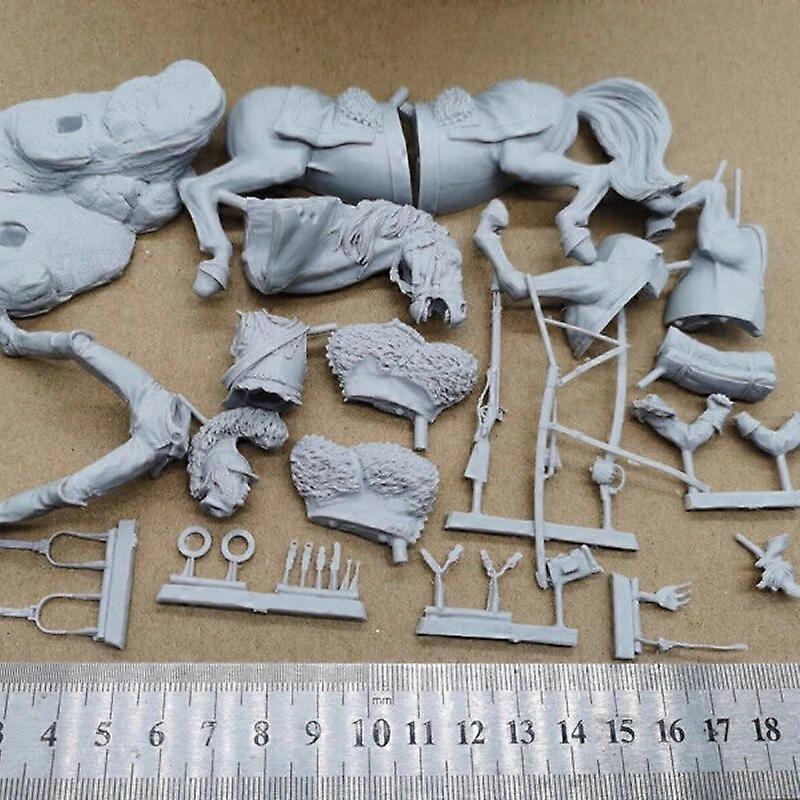 Napoleon Dragoon Cavalry résine Figure 1/24 Maquette Kit non peint non assemblé jouets
