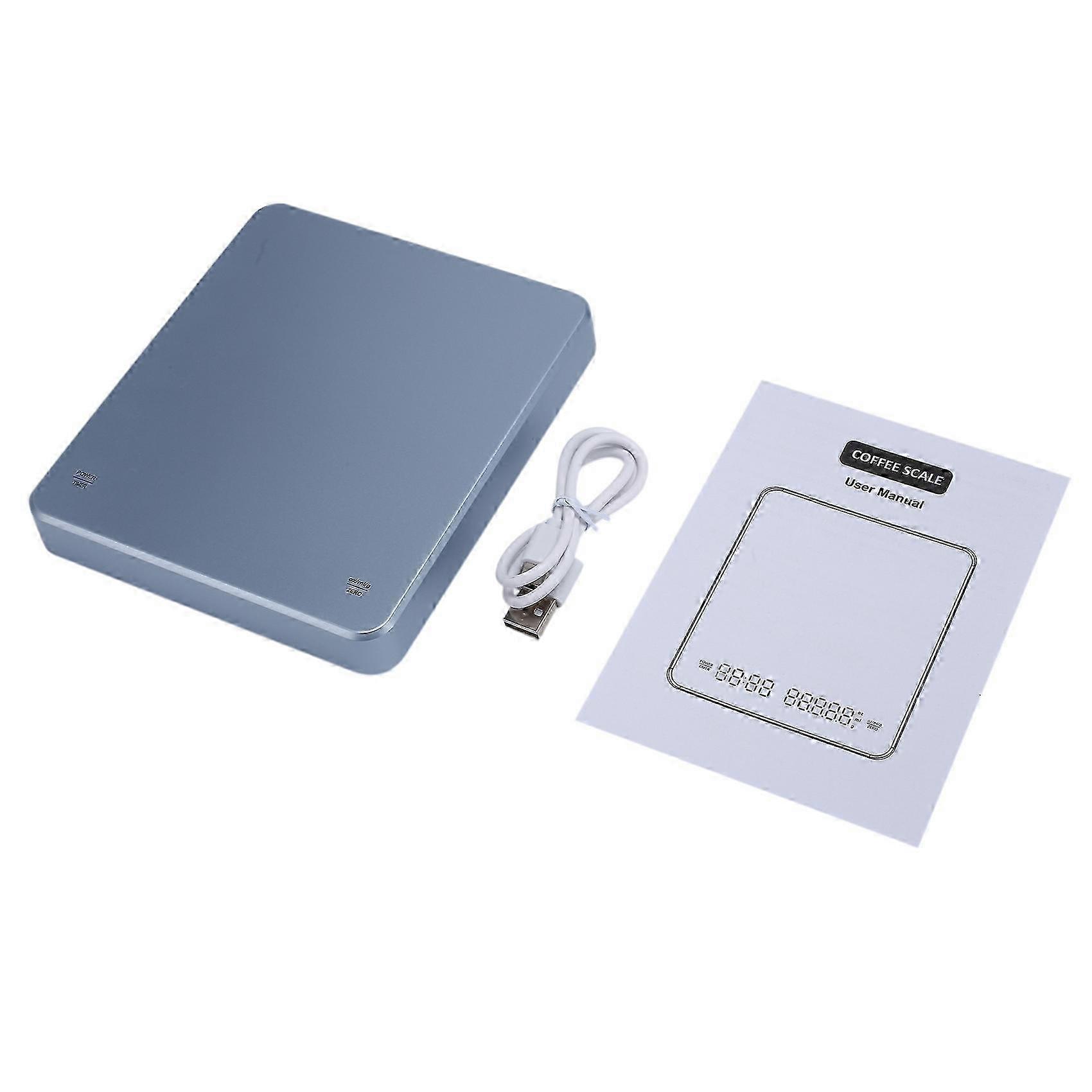 Precision Electronic Scale LED Display Built-in Auto Timer Pour Over Espresso Smart Coffee Scale Ki