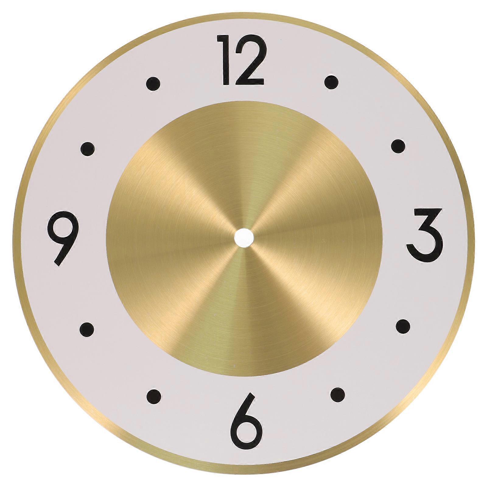 Wall Clock Dial DIY Clock Dial Numeral Clock Dial Plastic Replacement Clock Dial Part Clock Accessory