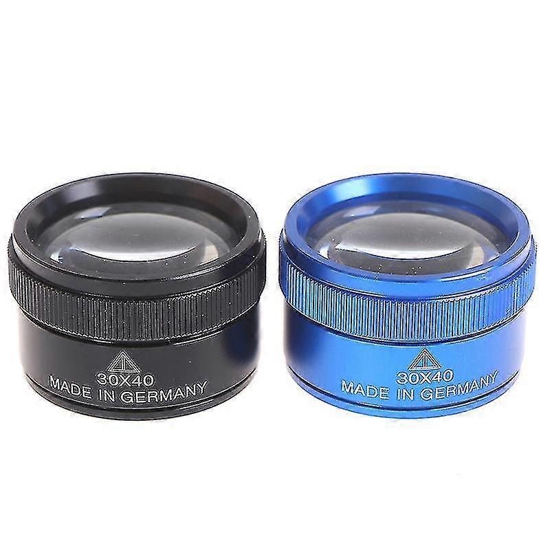 Premium 30x 40mm Measuring Magnifier Magnifying Glass Lens Loop Microscope