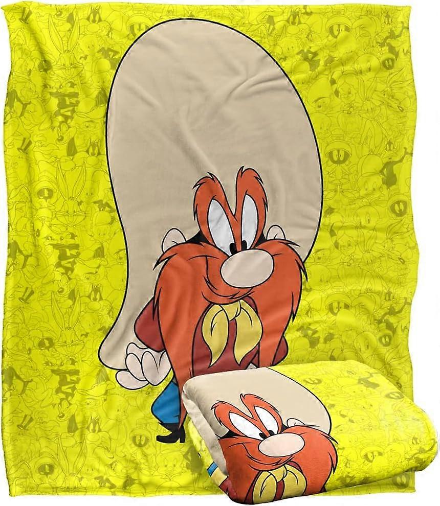 Coperta Morbida LOONEY TUNES Silky Touch: Plaid In Microfibra 152x127 Cm Con Personaggi, Regalo Originale