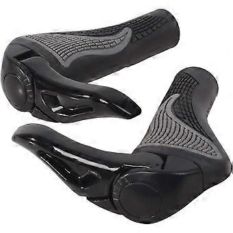 Ergonomic Mountain Road Bike Bicycle  Horn Anti-slip Silicon Handlebar Grips ( Black)(1pcs)