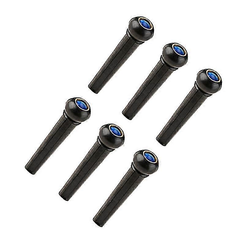 6 Pieces Various Styles Bridge Pins With Abalone Dot Acoustic Guitar Bridge Pins