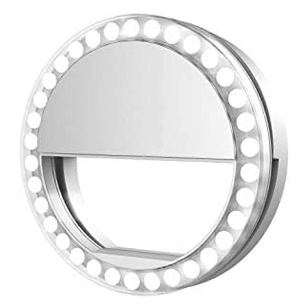 Selfie Light for iPhone & AndroidLVYOUIF Portable Clip on Ring Selfie Light Flash with 36 Rechargeable LED for Phone Laptop iPad Photography Camera Vi