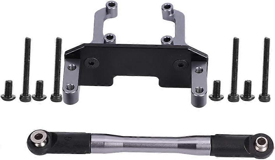 1/10 RC Car Servo Stand Mount Bracket, Steering Link Compatible with Axial SCX10 II 90046