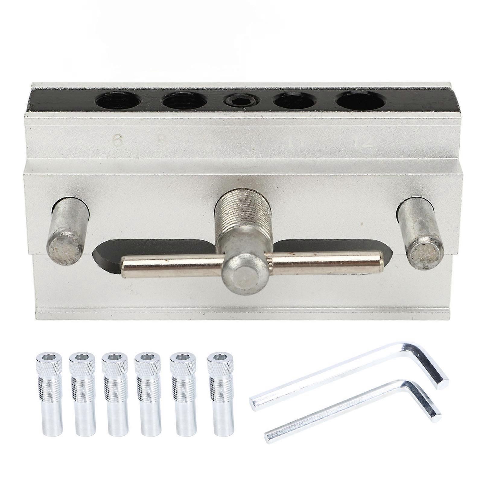 Self Centering Dowel Jig Hole Drill Guide Positioner Locator Tool for Woodworking