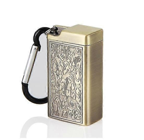 Key Chain ,Mini Portable Pocket Metal Deodorant Ashtray With Key Chain Bronze