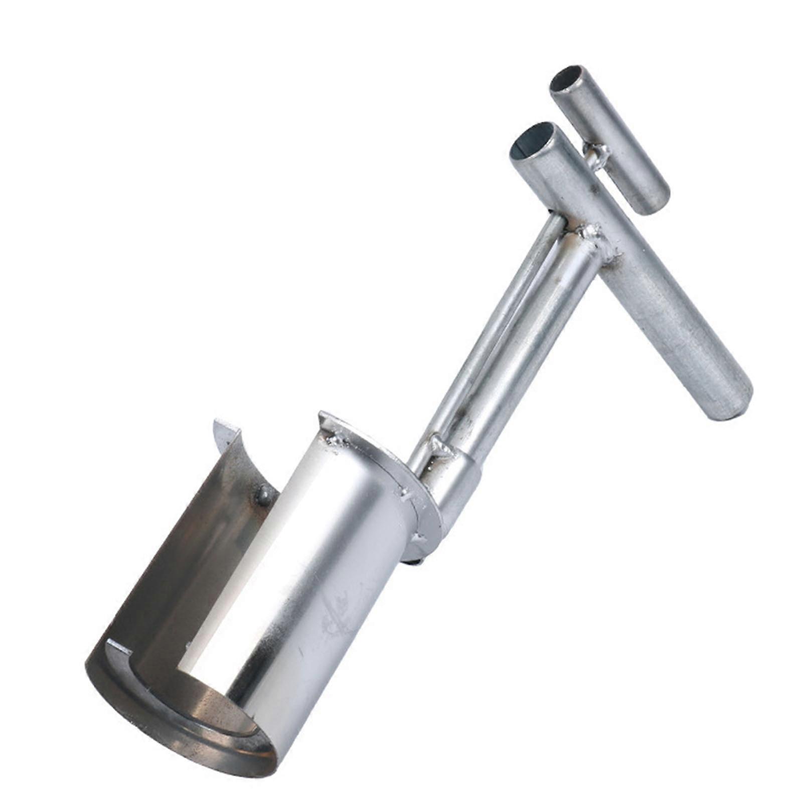 Hand Held Open End Seedling Transplanter Multi-functional Seeding Bulb Planter Tool for Agricultural Use