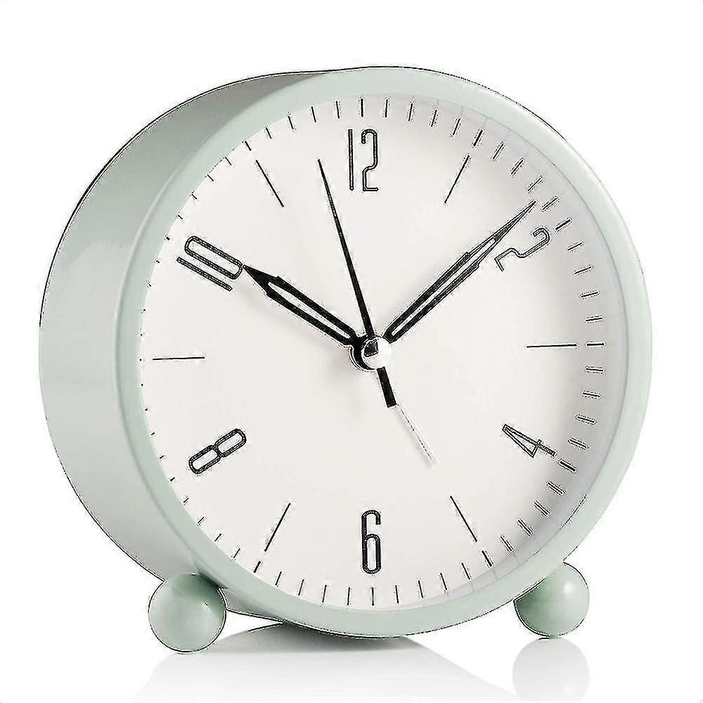 Student Bedside Simple Clock Table Clock Mini Metal Children's Alarm Clock