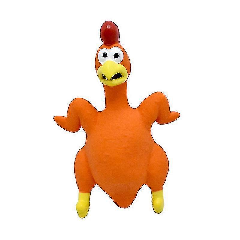 Interactive Turkey Latex Squeaky Chew Toy - Perfect For Medium & Large Dogs!