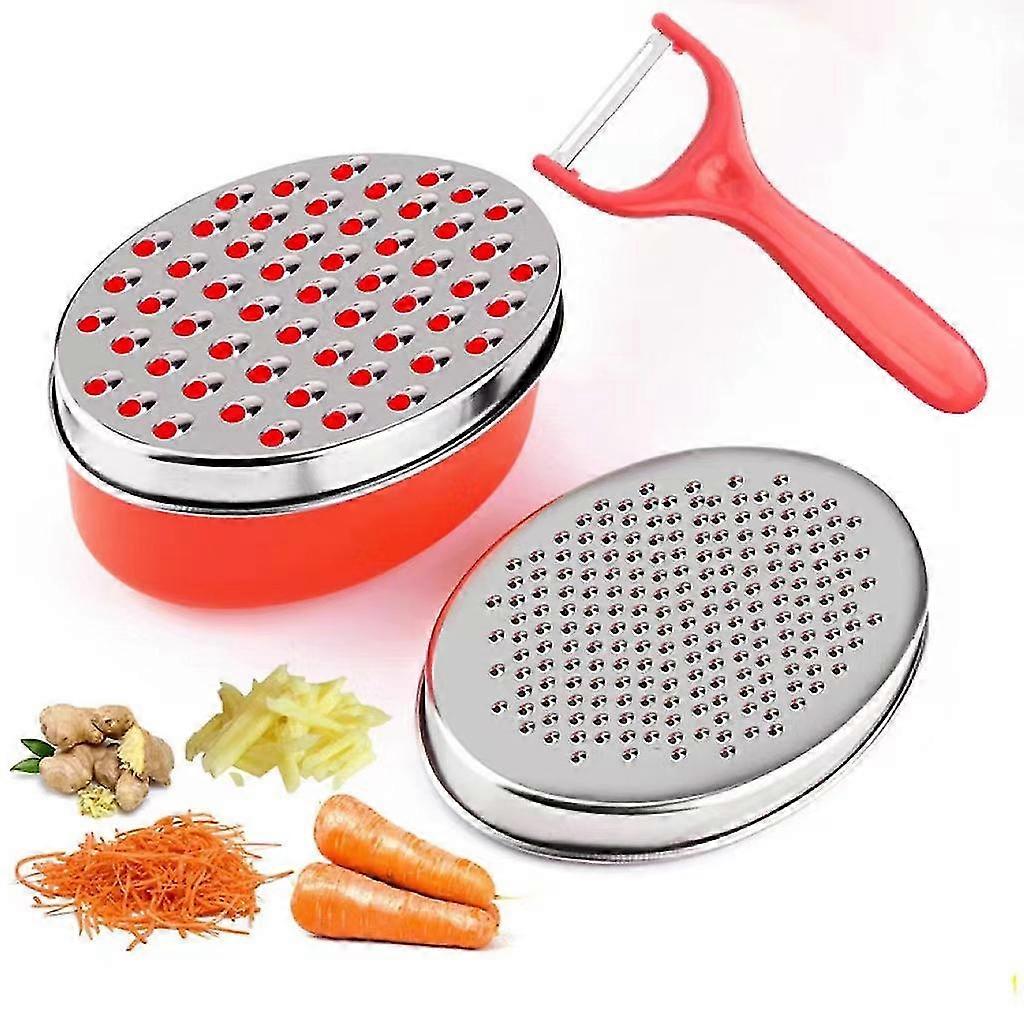 Oval Cheese, Cheese, Fruit And Vegetable Double Sided Graterred