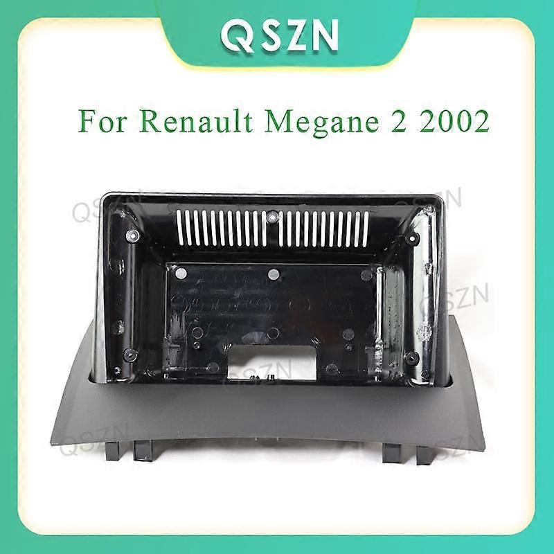 Podwójna 2 Din Radio Fascia dla Renault Megane 2 2002 Stereofoniczny panel Dash Kit Refitting Instalacja Trim Face Frame Ramka