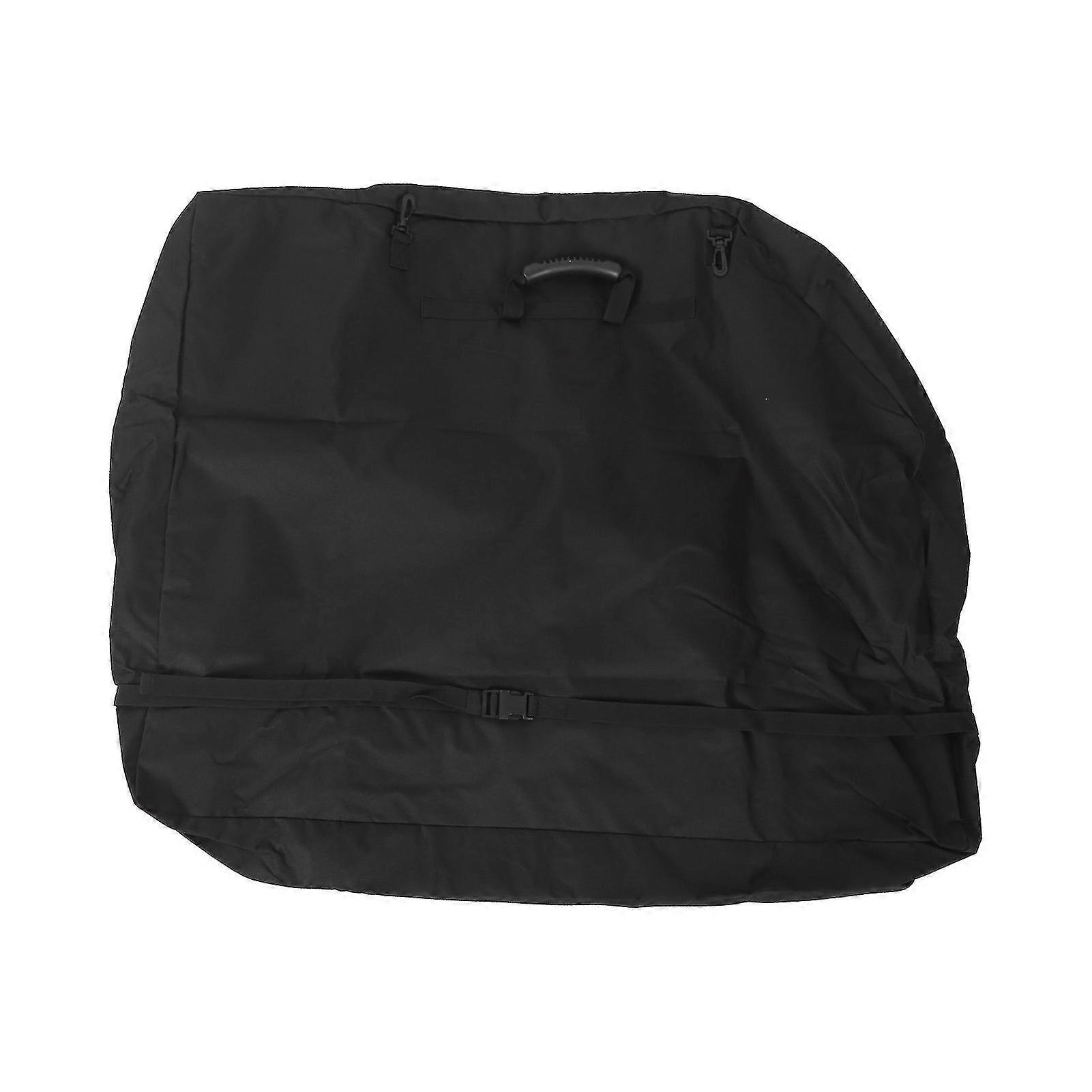 Hard Top Storage Bag for Jeep Wrangler JKJL - BlackVinyl Coated Soft Top - with Shoulder Strap and Handle