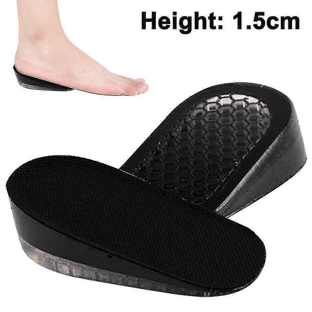 1 Pair Of Gel Height Increases Shock Absorption Heel Pads