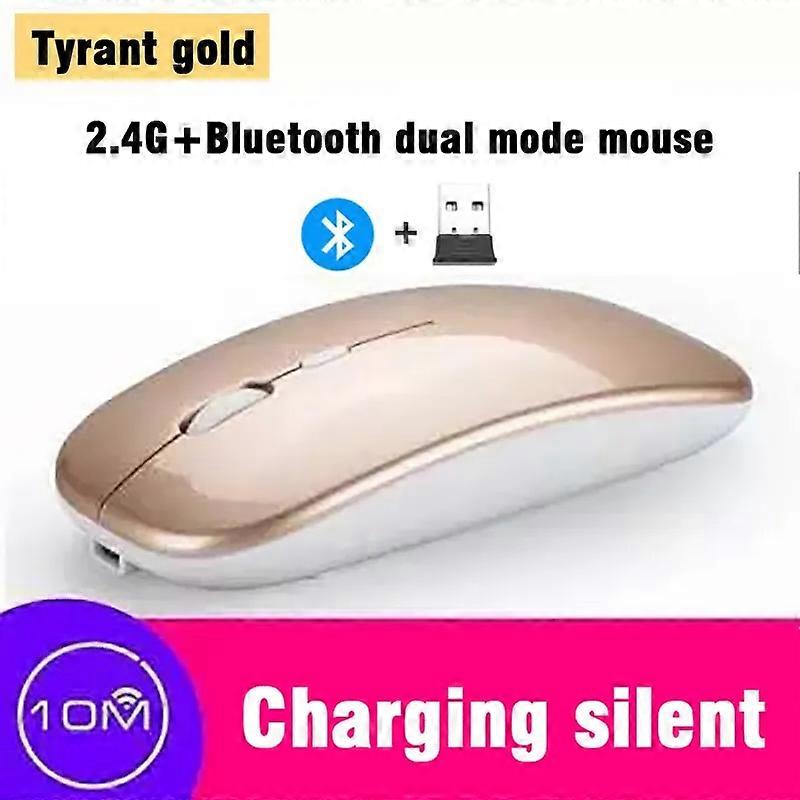 RYRA Rechargeable Bluetooth 2.4G USB Wireless Mouse Gamer Gaming Mouse Computer Ergonomic Mause Silent Mice For Computers Laptop Mice & Trackballs